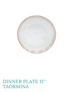 Casafina Dinner Plate- Taormina White (TA601-WHI)