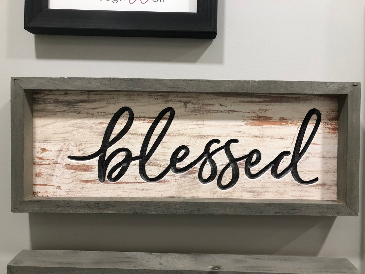 “Blessed” wall art
