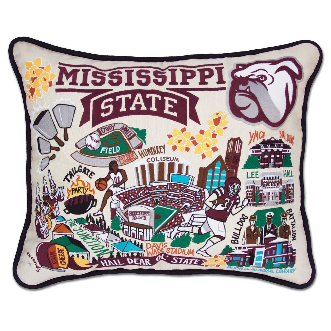 Cat Studio Mississippi State Pillow
