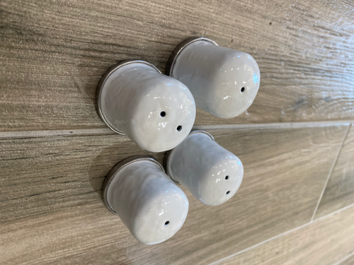 Golden Rabbit salt & pepper shakers