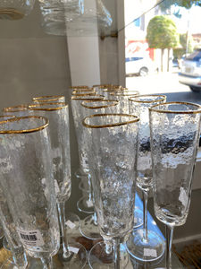 Zodax Stemmed Champagne Glass